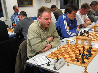 Oliver Leube bekam es mit 
Albins Gegengambit zu tun.