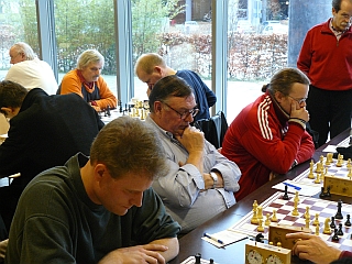 1. Runde. Von links nach rechts: Helge, Hans-J&uuml;rgen,Christoph.