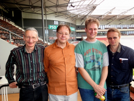 Von links nach rechts: Leon, Oliver, Helge, Christoph