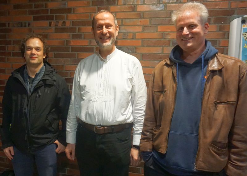 Helge Hedden (rechts), Bernhard Jürgens (links): Die Unterstützer der Elften aus Harburg