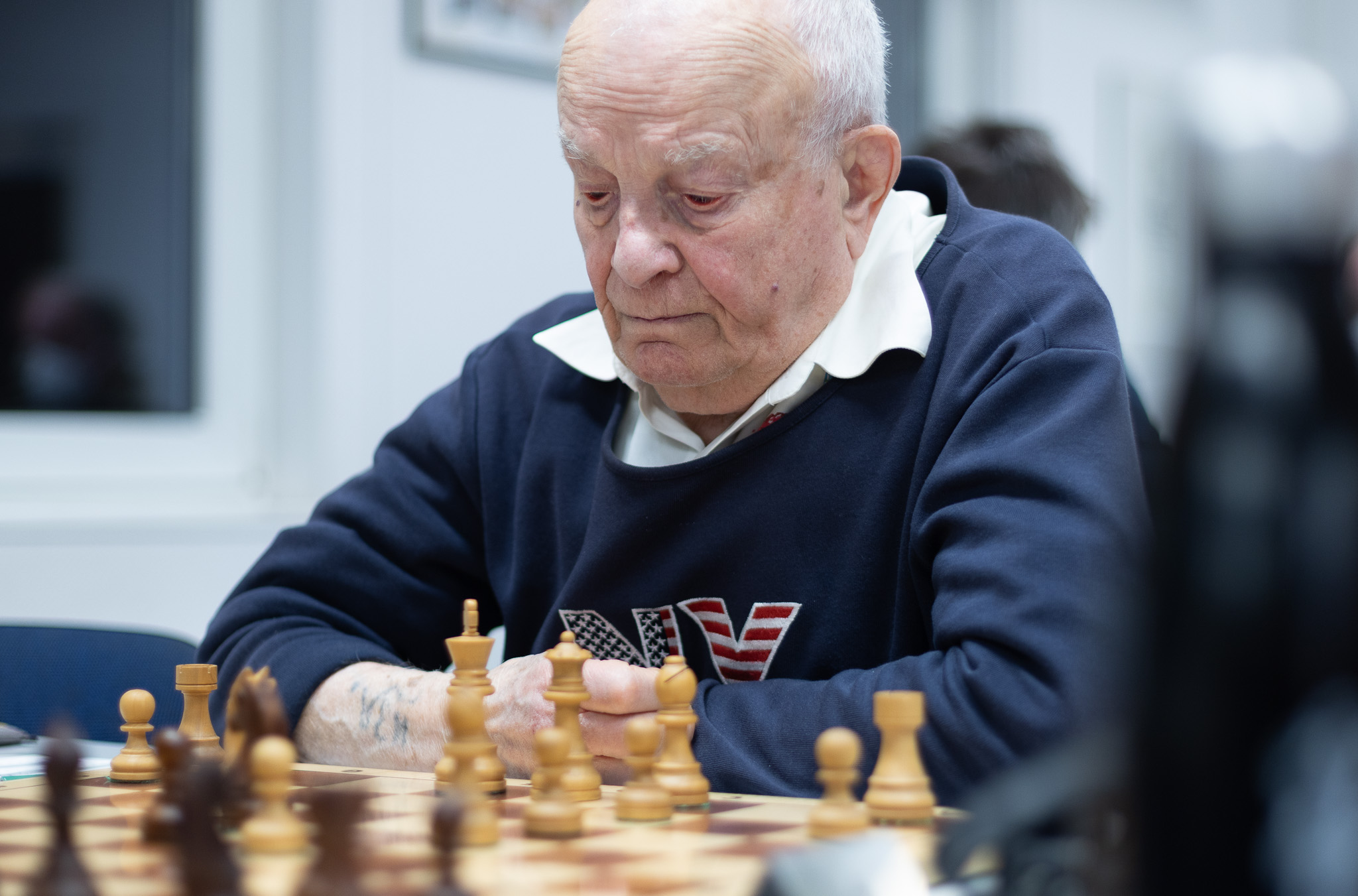 Isja Schwarzman schoss an Brett 6 das Ehrentor für die Elfte gegen Stefen Ziefle